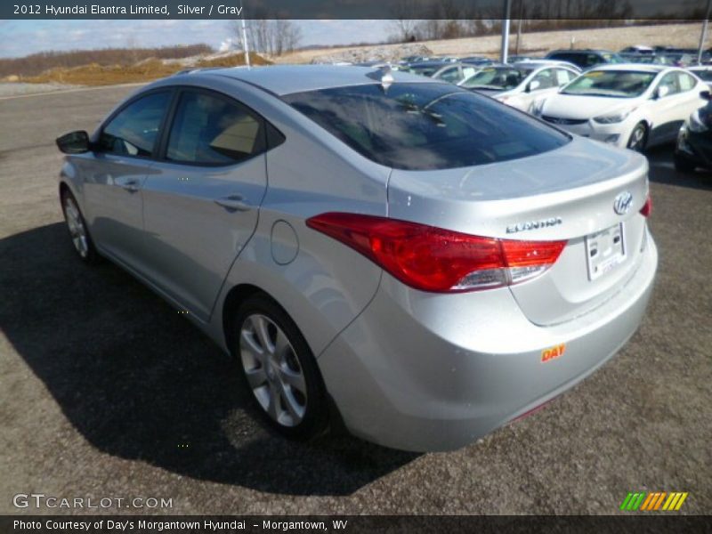 Silver / Gray 2012 Hyundai Elantra Limited