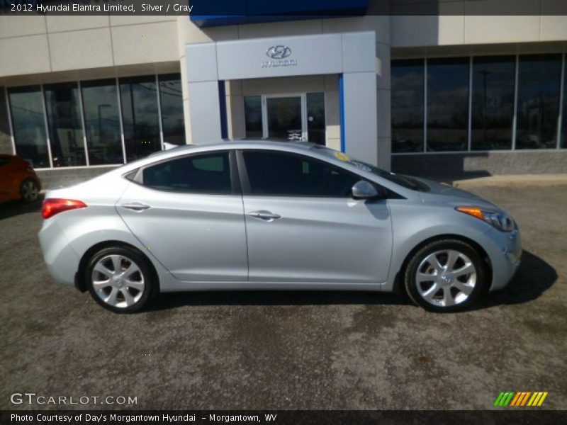Silver / Gray 2012 Hyundai Elantra Limited