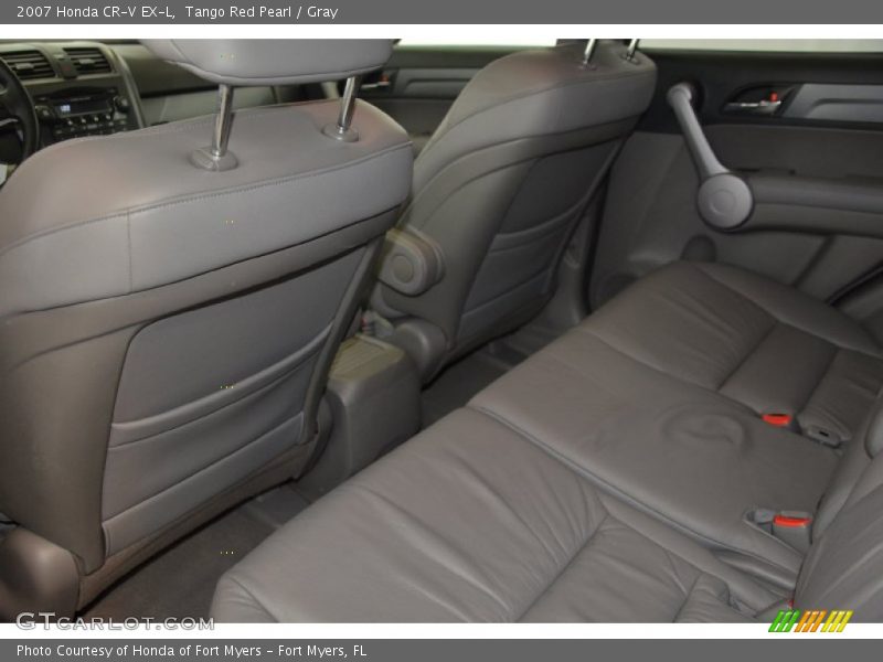 Tango Red Pearl / Gray 2007 Honda CR-V EX-L