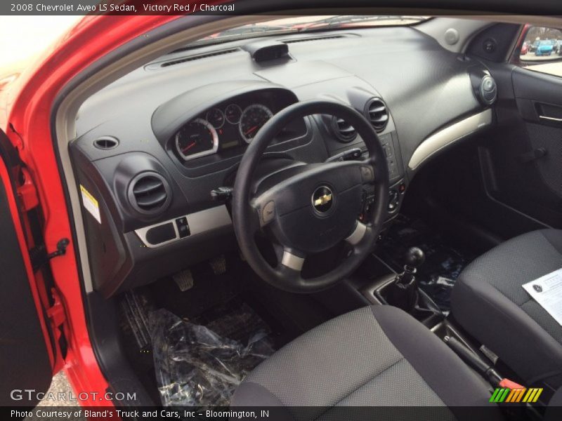 Victory Red / Charcoal 2008 Chevrolet Aveo LS Sedan