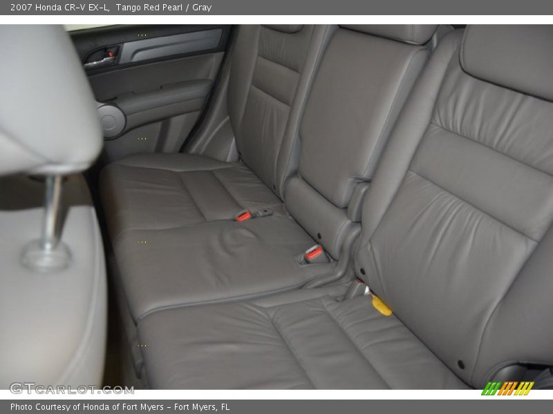 Tango Red Pearl / Gray 2007 Honda CR-V EX-L