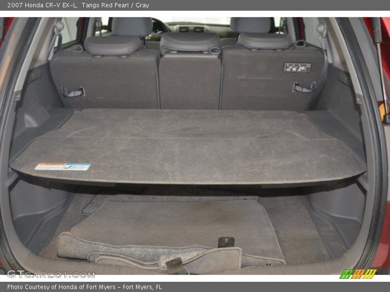 Tango Red Pearl / Gray 2007 Honda CR-V EX-L