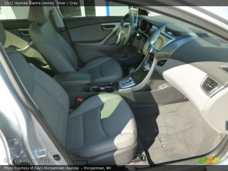Silver / Gray 2012 Hyundai Elantra Limited