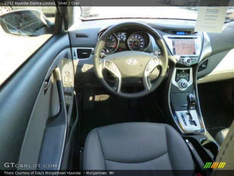 Silver / Gray 2012 Hyundai Elantra Limited