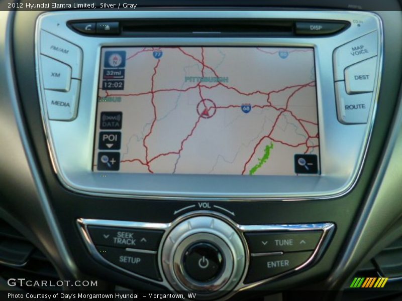 Silver / Gray 2012 Hyundai Elantra Limited