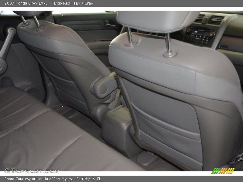 Tango Red Pearl / Gray 2007 Honda CR-V EX-L