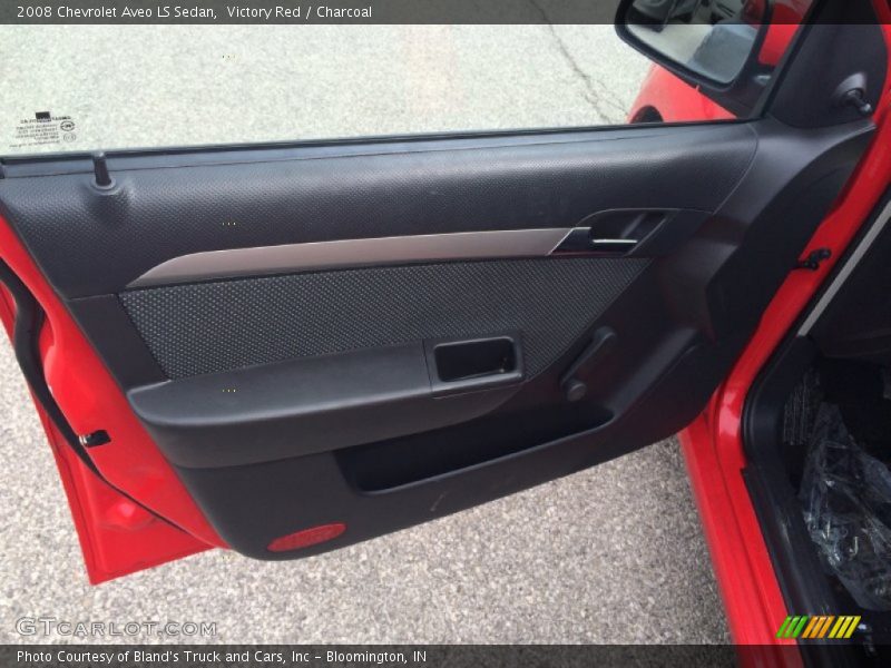 Victory Red / Charcoal 2008 Chevrolet Aveo LS Sedan