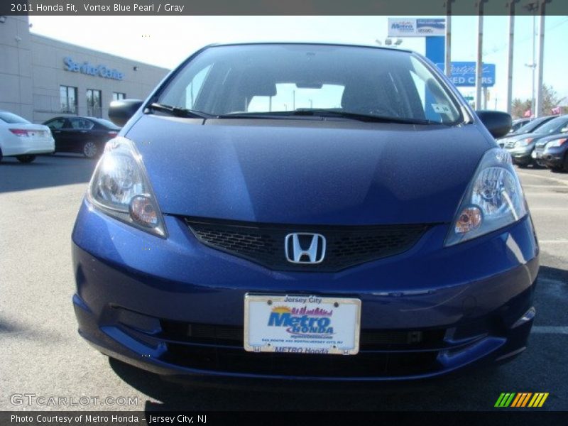 Vortex Blue Pearl / Gray 2011 Honda Fit