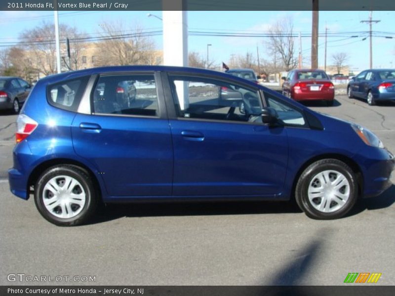 Vortex Blue Pearl / Gray 2011 Honda Fit