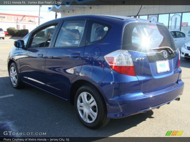 Vortex Blue Pearl / Gray 2011 Honda Fit