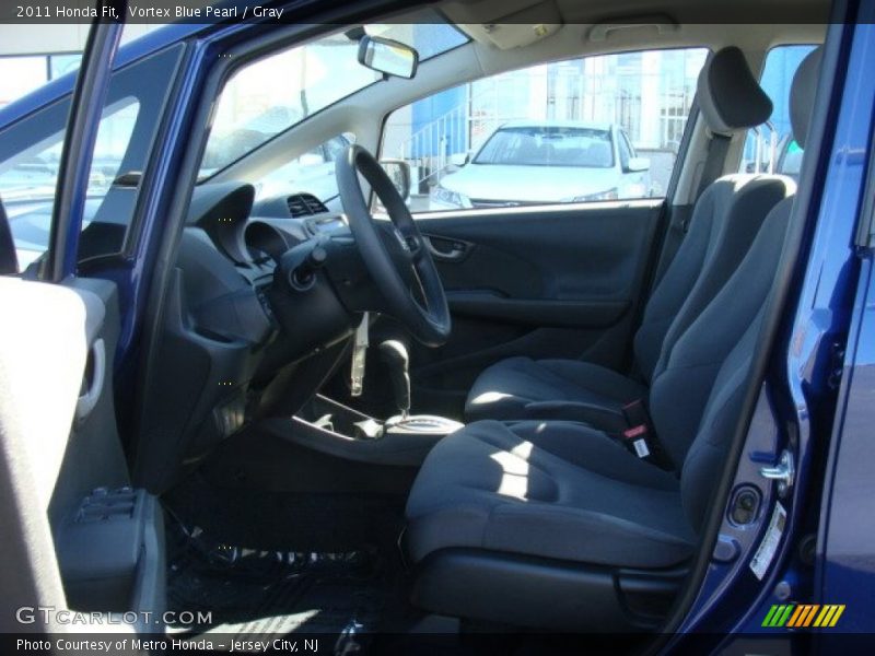 Vortex Blue Pearl / Gray 2011 Honda Fit