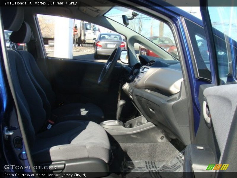Vortex Blue Pearl / Gray 2011 Honda Fit