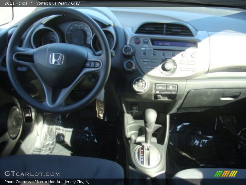 Vortex Blue Pearl / Gray 2011 Honda Fit