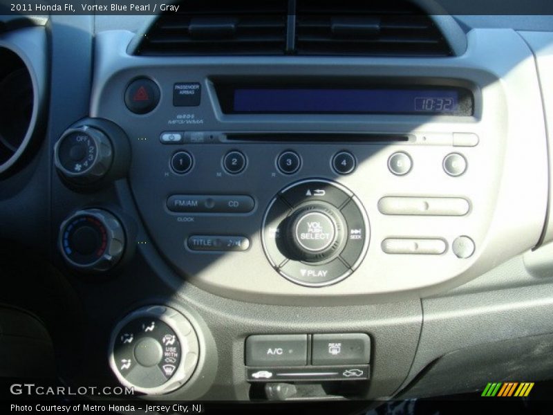 Vortex Blue Pearl / Gray 2011 Honda Fit