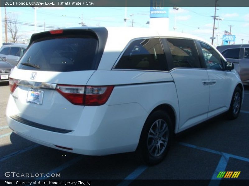 Taffeta White / Gray 2011 Honda Odyssey EX-L