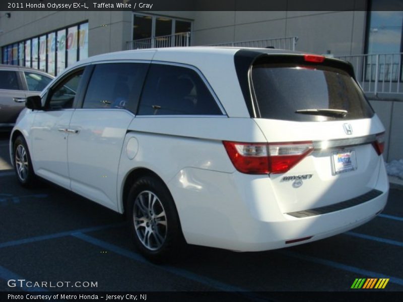 Taffeta White / Gray 2011 Honda Odyssey EX-L