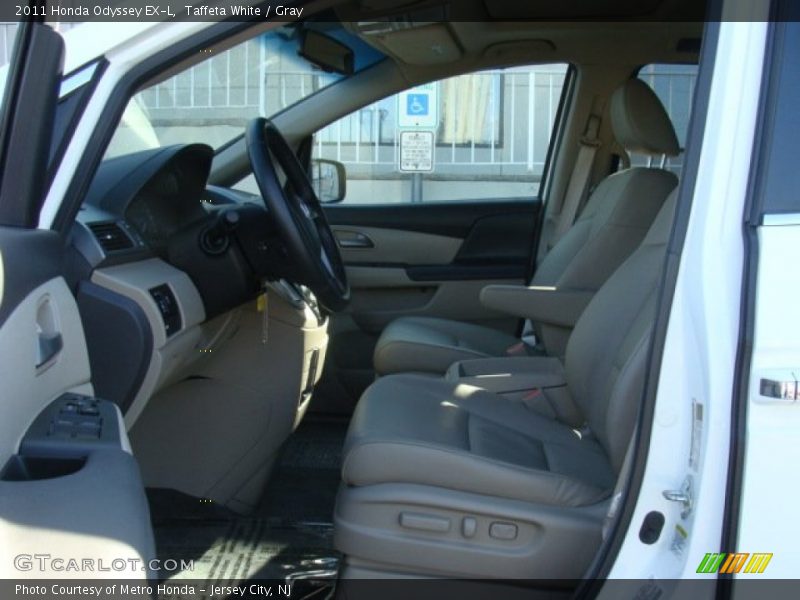 Taffeta White / Gray 2011 Honda Odyssey EX-L