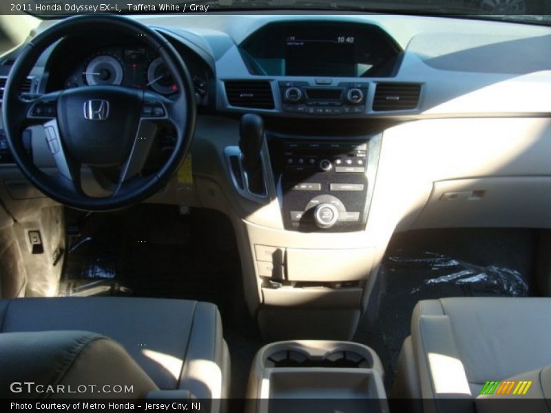 Taffeta White / Gray 2011 Honda Odyssey EX-L