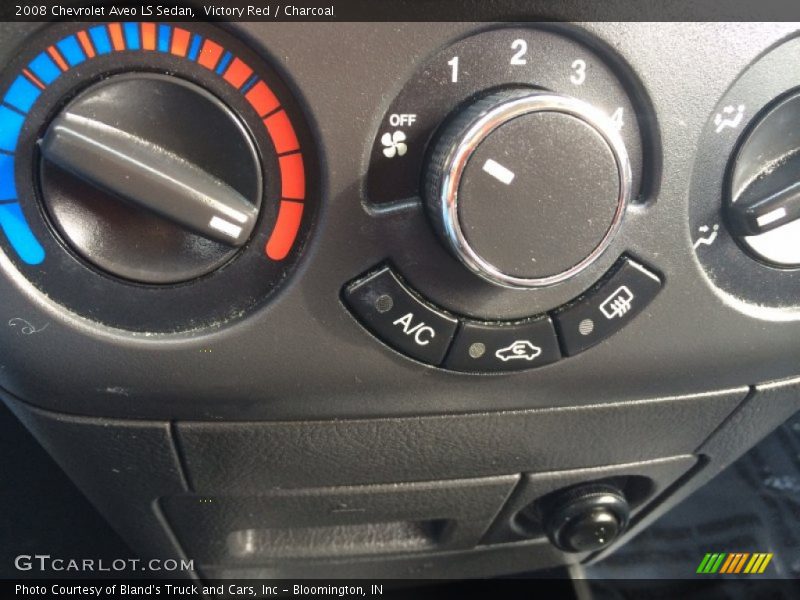 Victory Red / Charcoal 2008 Chevrolet Aveo LS Sedan