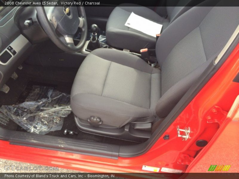 Victory Red / Charcoal 2008 Chevrolet Aveo LS Sedan