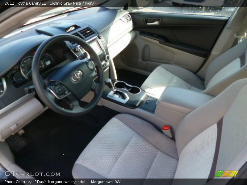 Cosmic Gray Mica / Ivory 2012 Toyota Camry LE