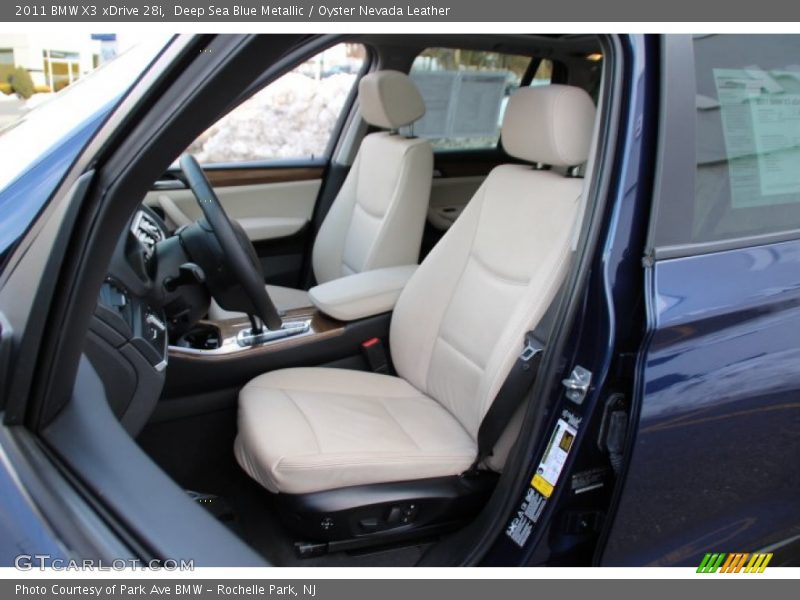 Front Seat of 2011 X3 xDrive 28i