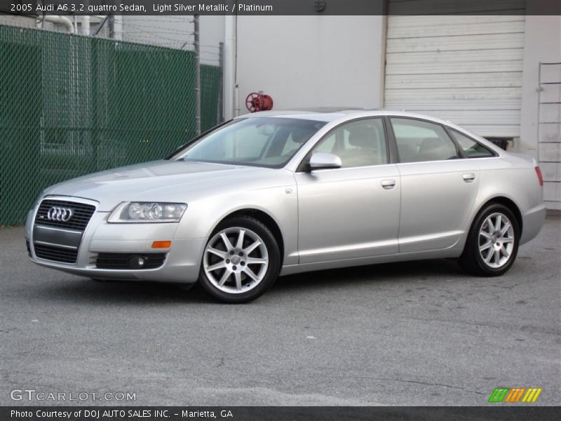 Light Silver Metallic / Platinum 2005 Audi A6 3.2 quattro Sedan