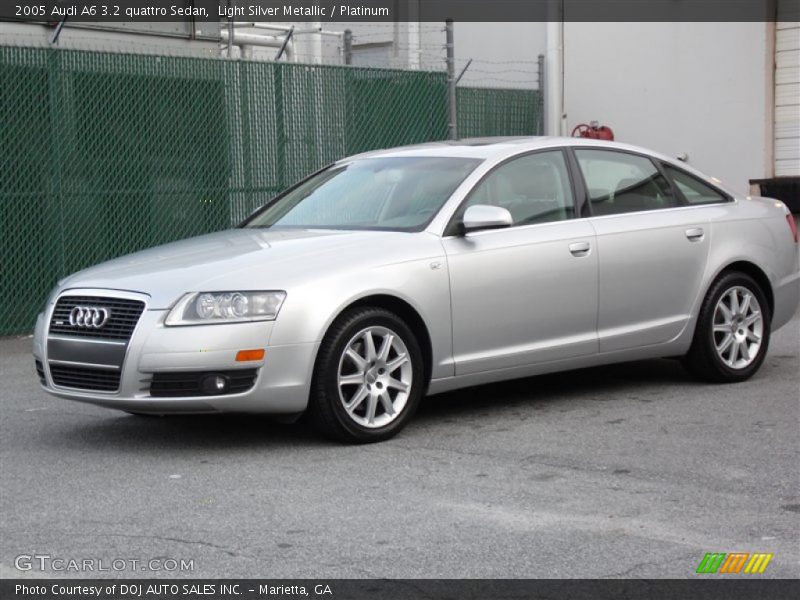 Light Silver Metallic / Platinum 2005 Audi A6 3.2 quattro Sedan