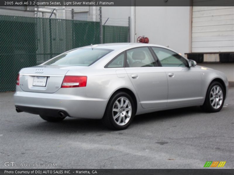 Light Silver Metallic / Platinum 2005 Audi A6 3.2 quattro Sedan