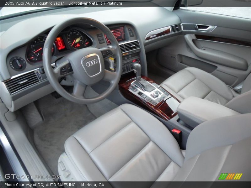 Platinum Interior - 2005 A6 3.2 quattro Sedan 