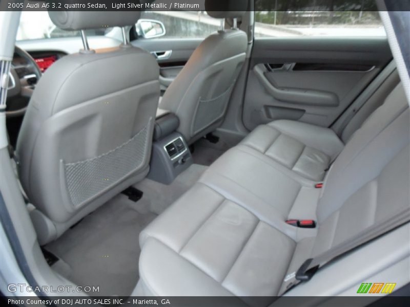 Rear Seat of 2005 A6 3.2 quattro Sedan