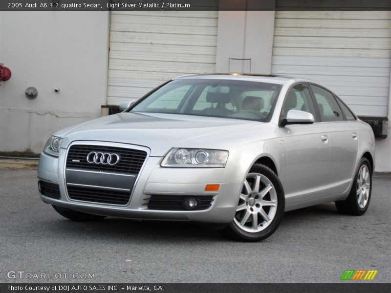 Light Silver Metallic / Platinum 2005 Audi A6 3.2 quattro Sedan