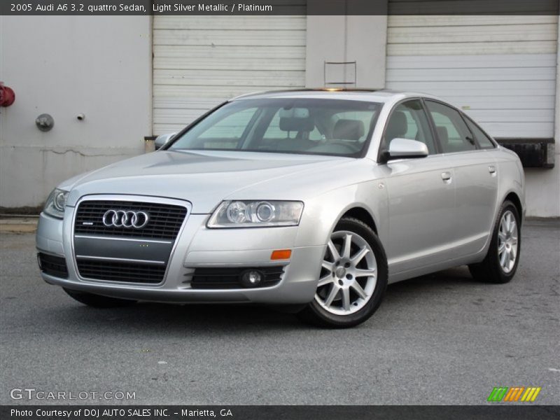 Light Silver Metallic / Platinum 2005 Audi A6 3.2 quattro Sedan