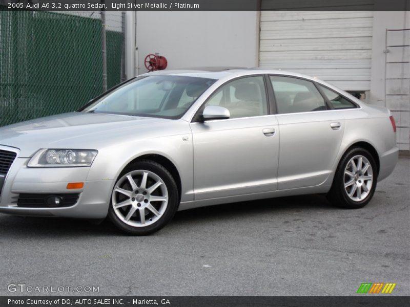 Light Silver Metallic / Platinum 2005 Audi A6 3.2 quattro Sedan