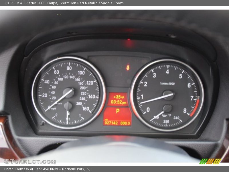  2012 3 Series 335i Coupe 335i Coupe Gauges