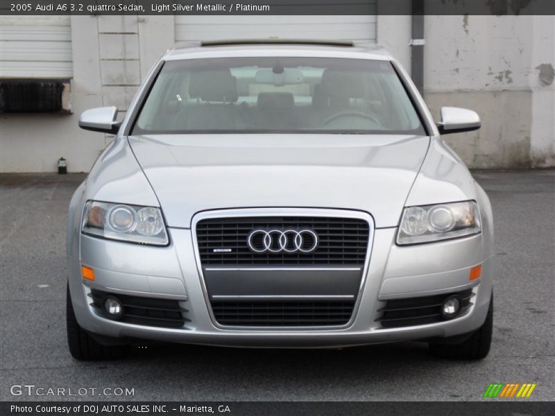 Light Silver Metallic / Platinum 2005 Audi A6 3.2 quattro Sedan