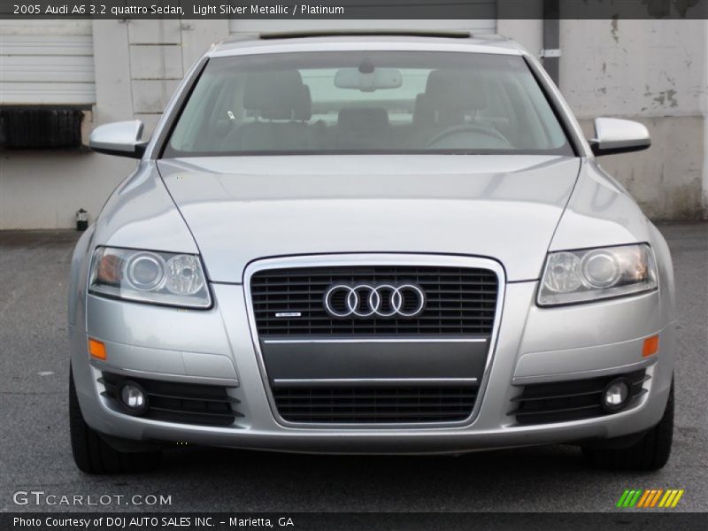 Light Silver Metallic / Platinum 2005 Audi A6 3.2 quattro Sedan