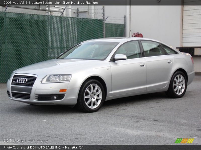 Light Silver Metallic / Platinum 2005 Audi A6 3.2 quattro Sedan