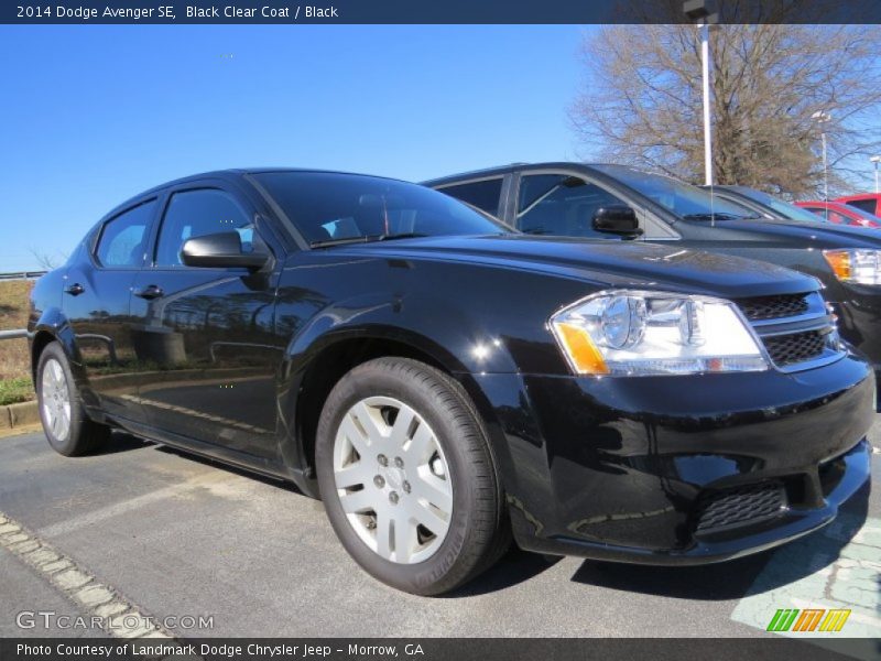 Black Clear Coat / Black 2014 Dodge Avenger SE