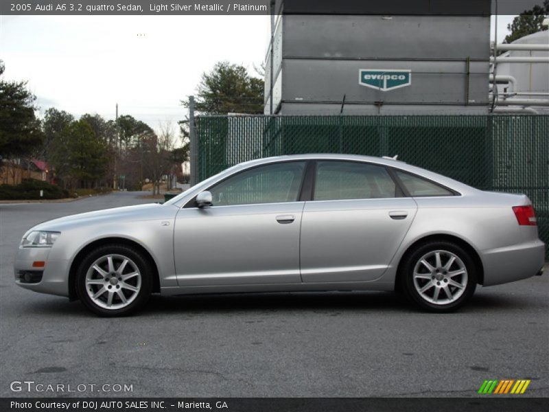 Light Silver Metallic / Platinum 2005 Audi A6 3.2 quattro Sedan