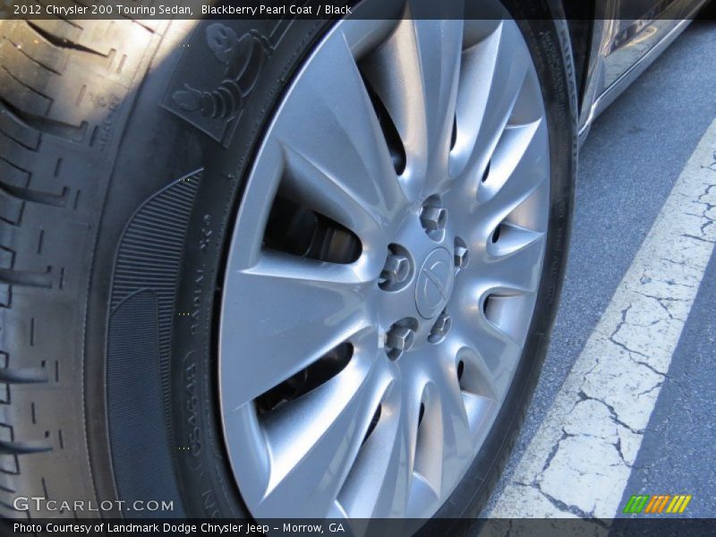 Blackberry Pearl Coat / Black 2012 Chrysler 200 Touring Sedan