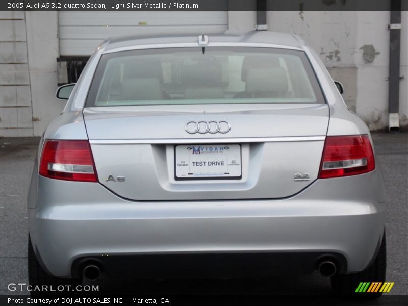 Light Silver Metallic / Platinum 2005 Audi A6 3.2 quattro Sedan