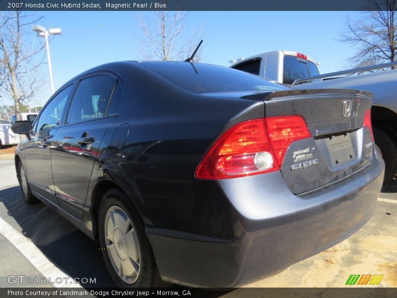 Magnetic Pearl / Blue 2007 Honda Civic Hybrid Sedan