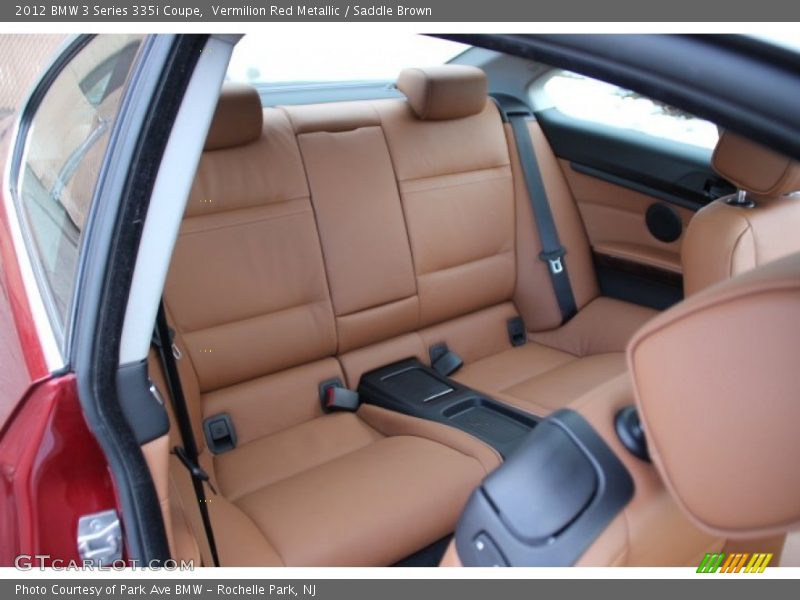 Rear Seat of 2012 3 Series 335i Coupe
