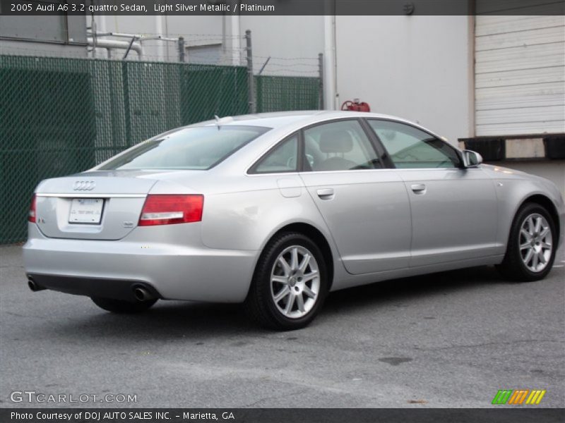 Light Silver Metallic / Platinum 2005 Audi A6 3.2 quattro Sedan