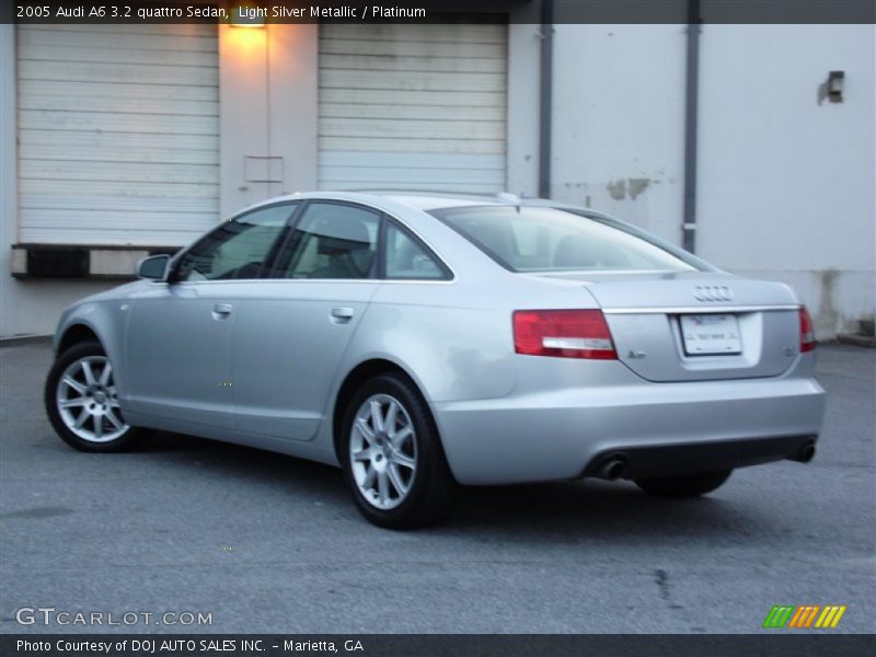 Light Silver Metallic / Platinum 2005 Audi A6 3.2 quattro Sedan