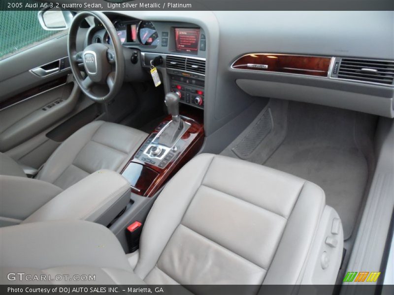 Light Silver Metallic / Platinum 2005 Audi A6 3.2 quattro Sedan