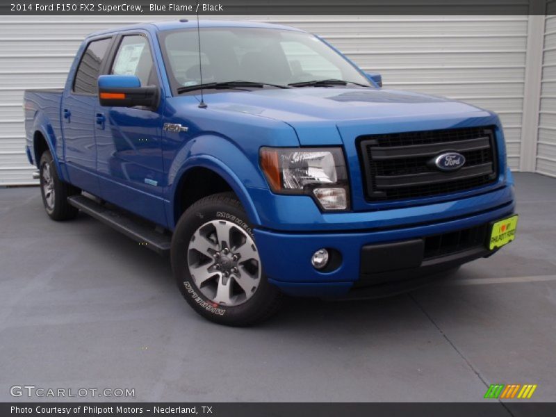 Blue Flame / Black 2014 Ford F150 FX2 SuperCrew