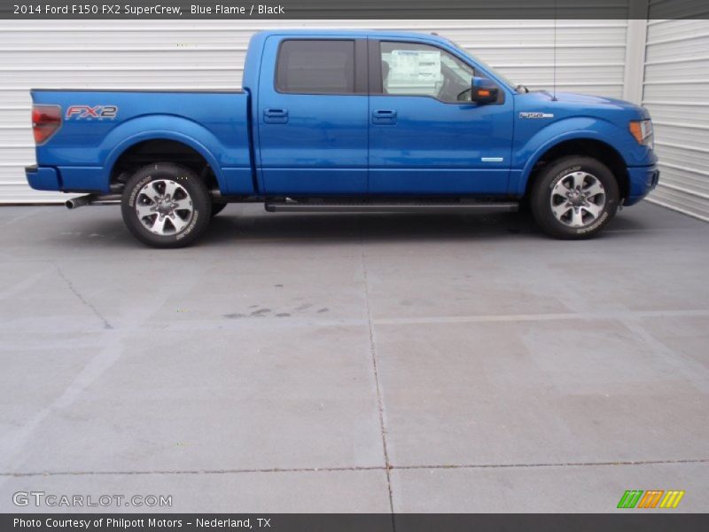 Blue Flame / Black 2014 Ford F150 FX2 SuperCrew