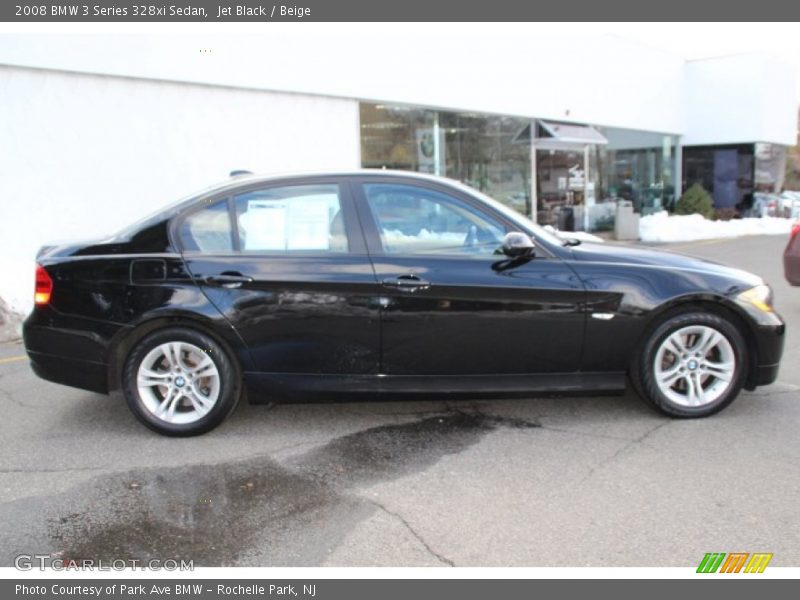 Jet Black / Beige 2008 BMW 3 Series 328xi Sedan